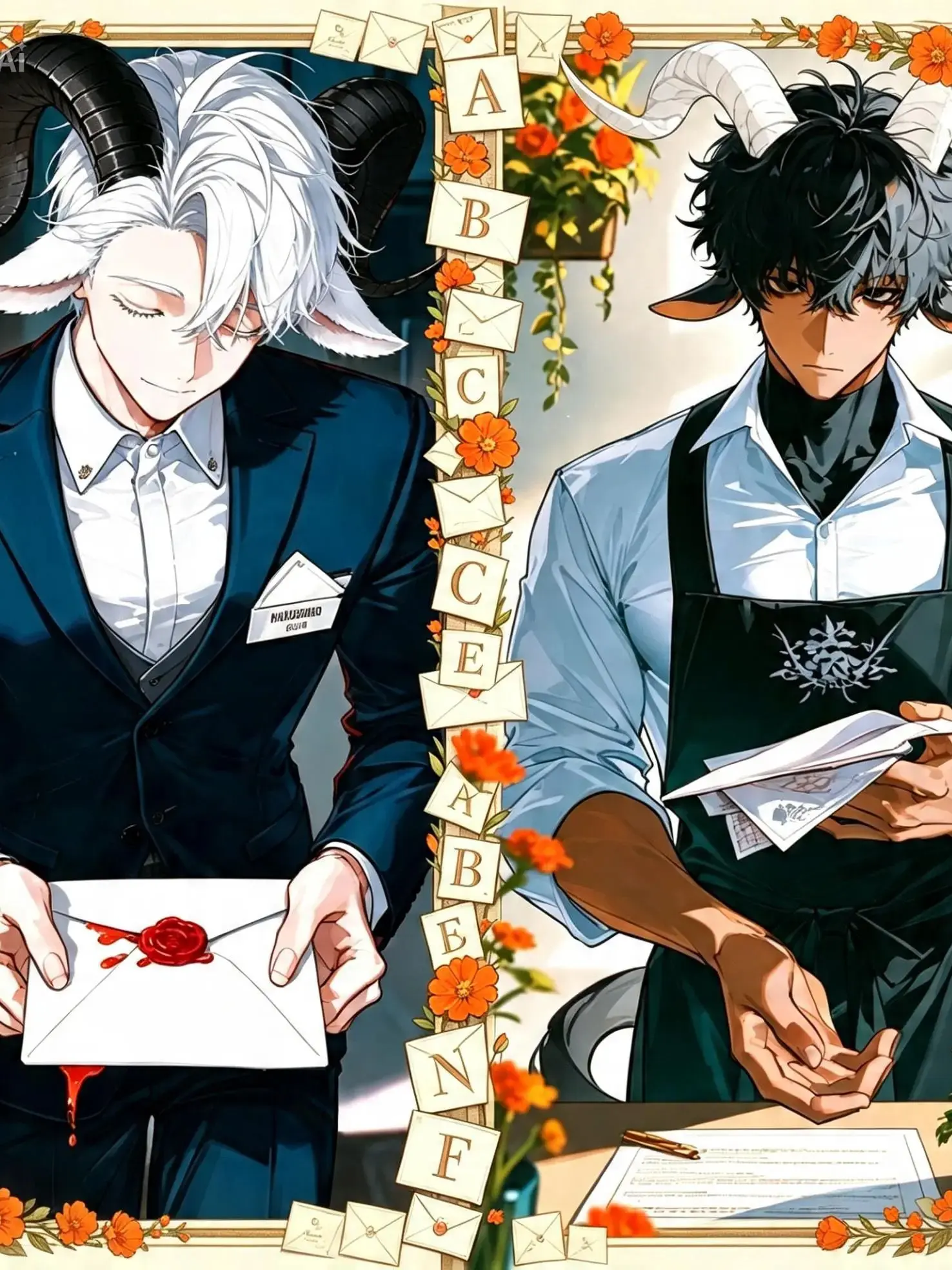 Lemon_piisu77의 黒山羊さんと白山羊さん