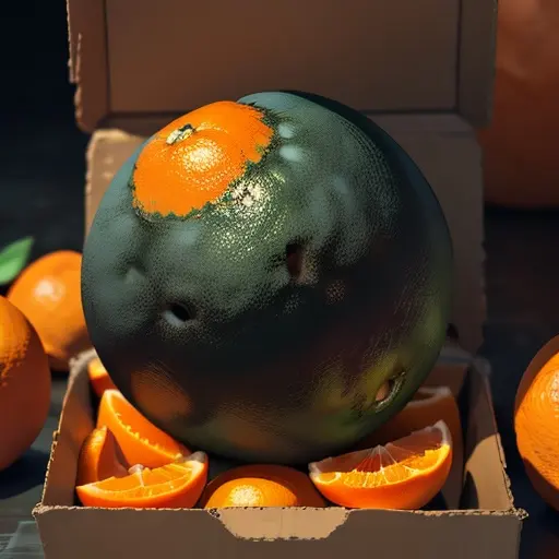 Applesauce0321의 상자 밑에서 썩어가는 귤