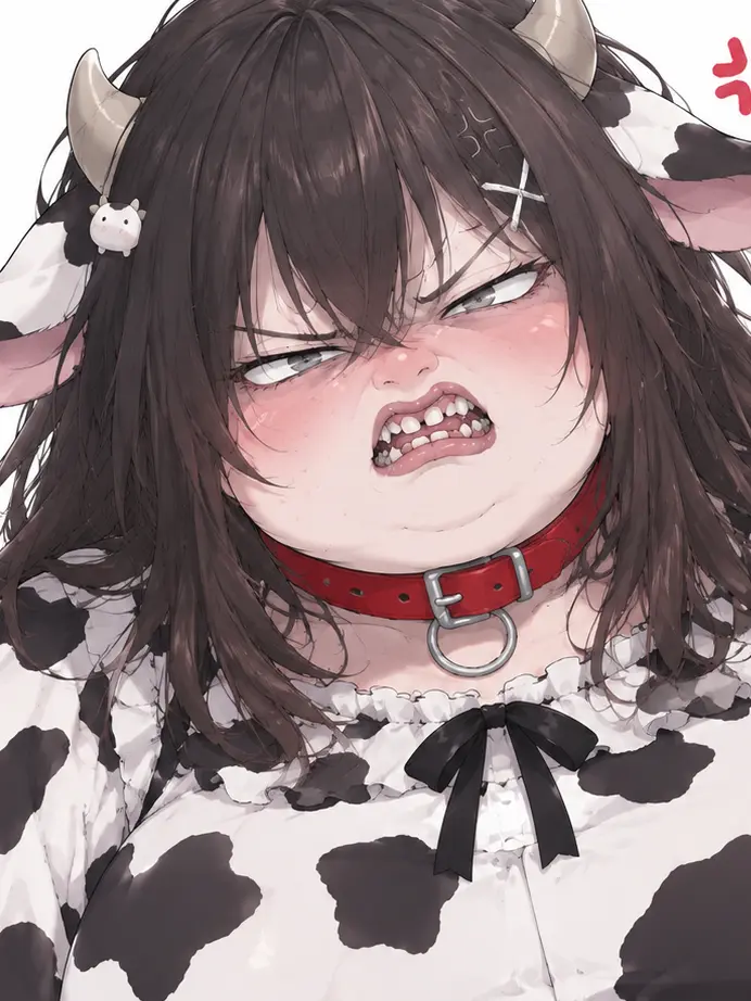KeroKeroKaeru의 The Ugly Cow and the Cute Pig