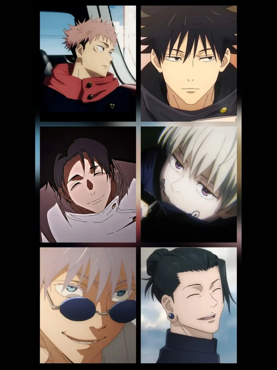 ScaredHut6500의 향꽃늠핀×주술회전 캐릭들