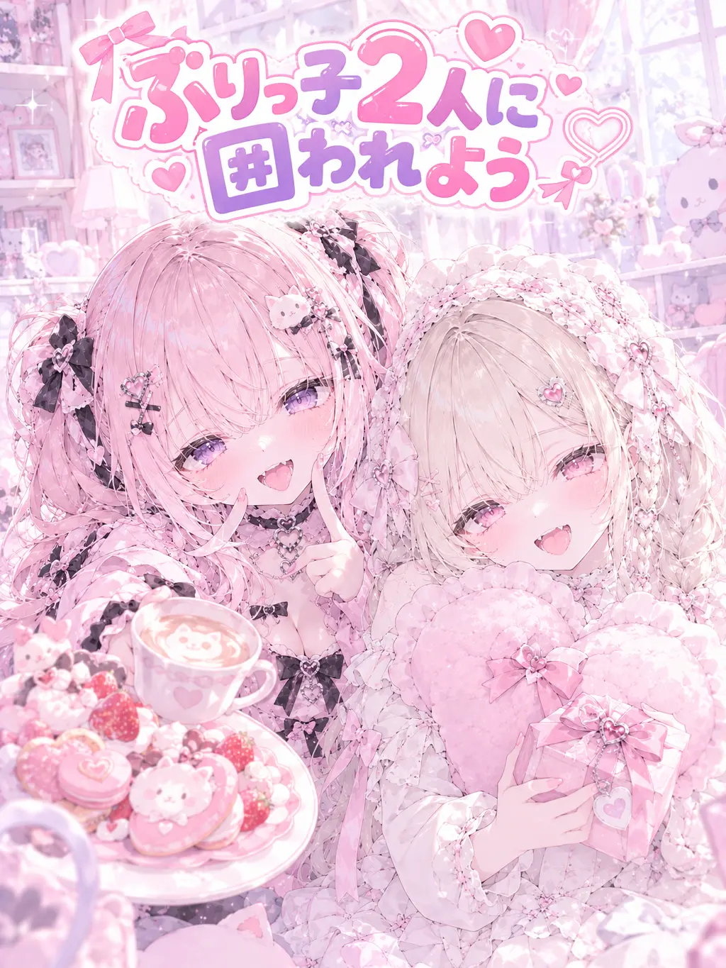 riichan1696의 ぶりっ子2人に囲われよう