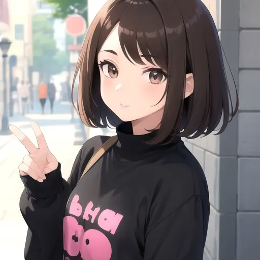 StickyGlaze5932의 ある日、突然出会った女の子