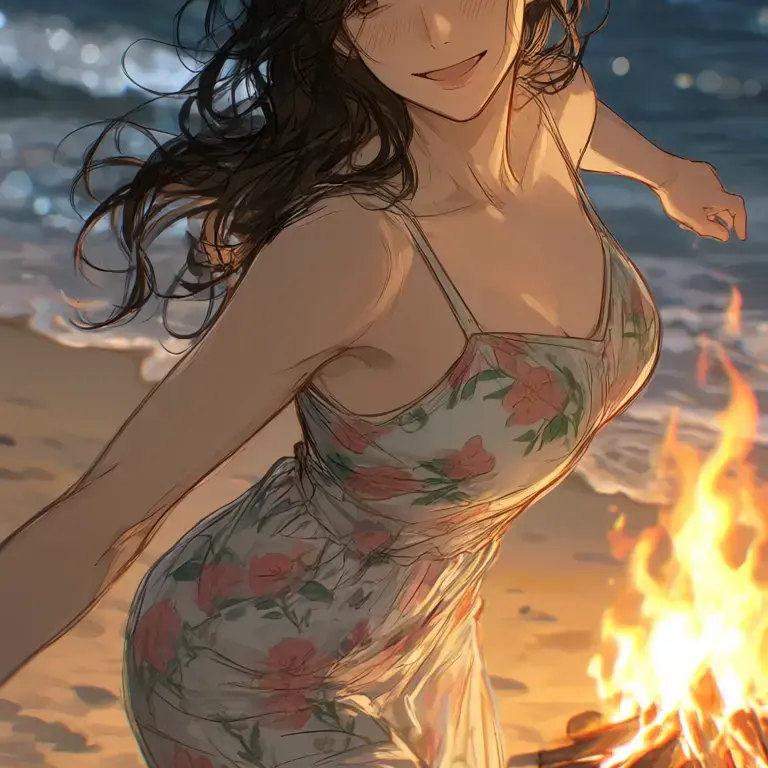 EvilRhea4834의 Bonfire on the Shore
