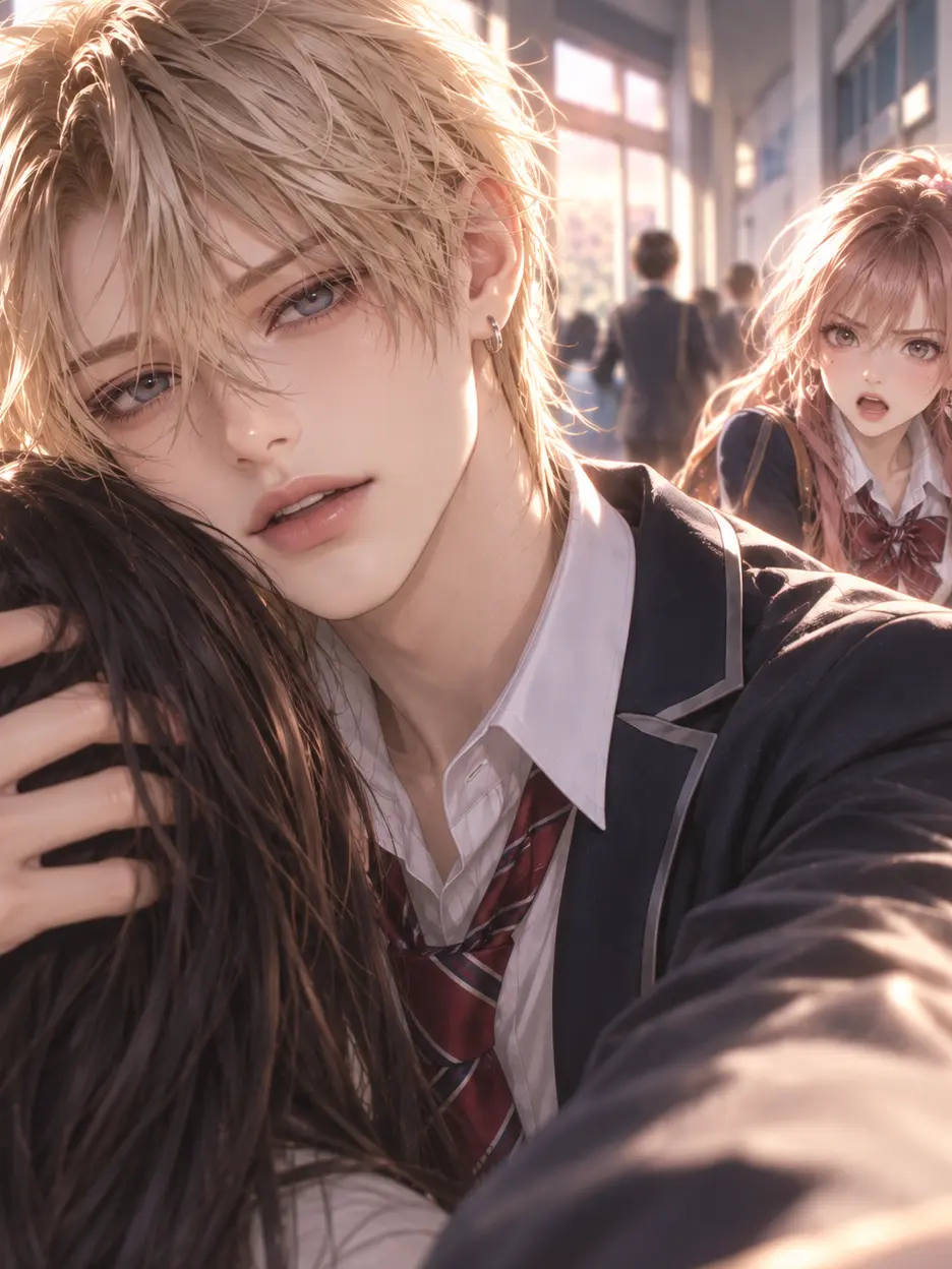 FinalZero1826의 「これ彼女」とモテ男に抱きしめられた