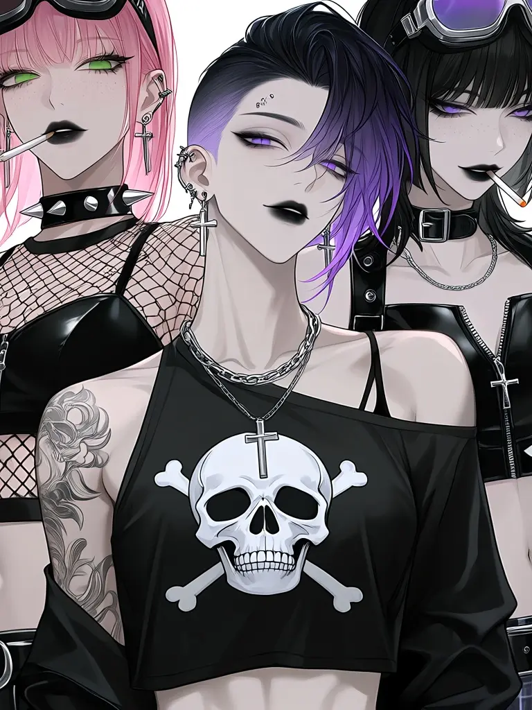 Viv94의 living with four goth girls.