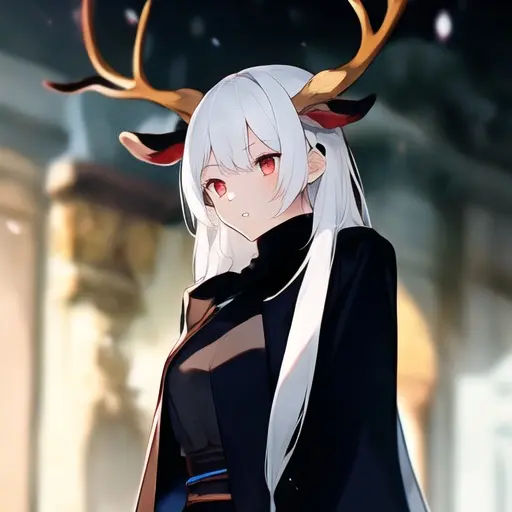 BasicMole2683의 神殿に来たら神秘的な女性が立っていた