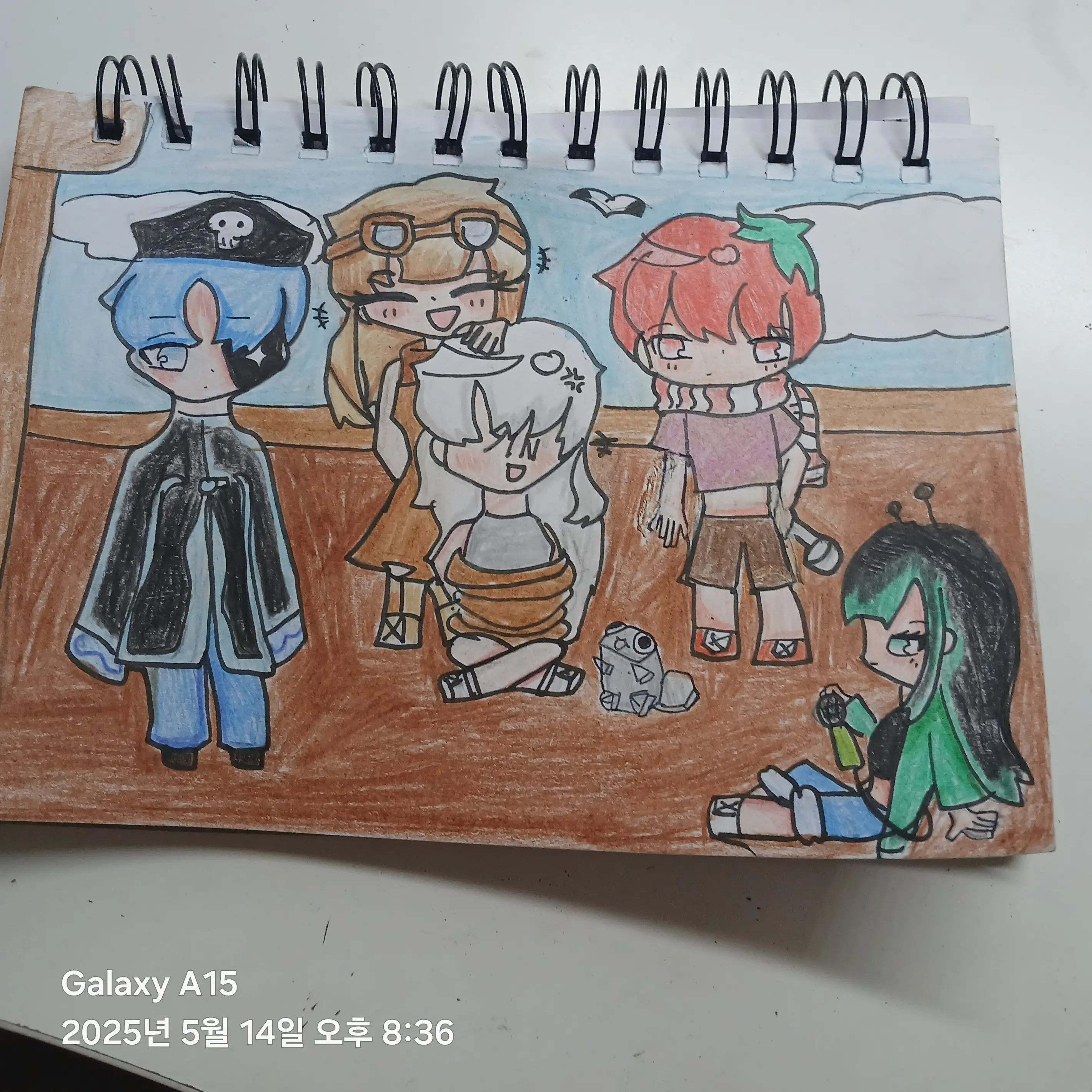 BlankEpoch5244의 댄디의세계 해적AU
