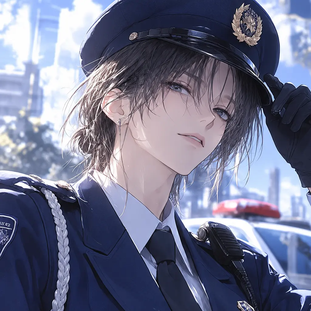 SoreChair9313의 鎧を着たイケメン警察官