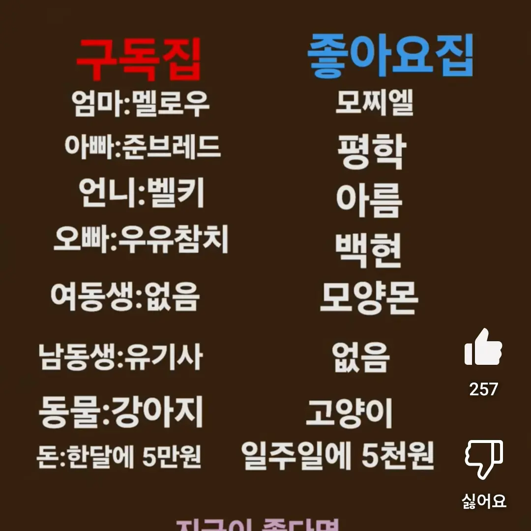 DampCase7887의 좋아요집 가족