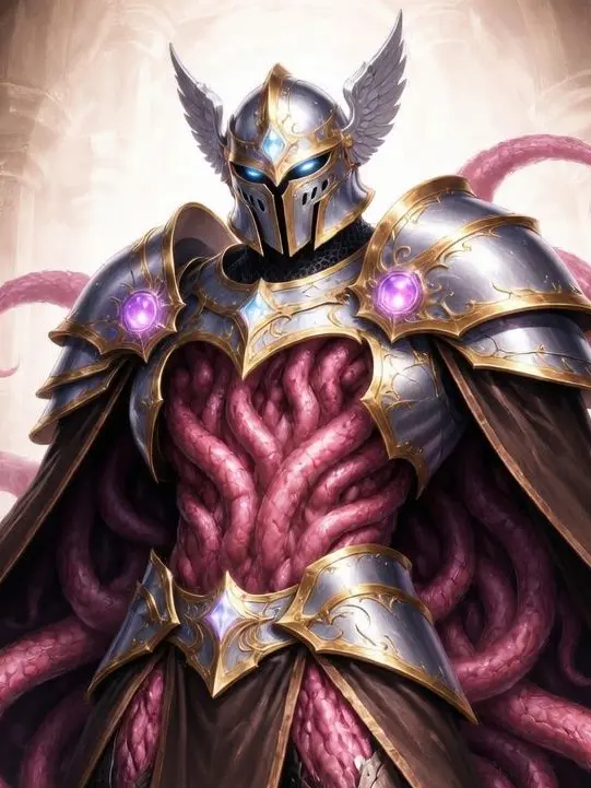 YoungSaola4984의 相棒はとっても優しい触手鎧さん♡