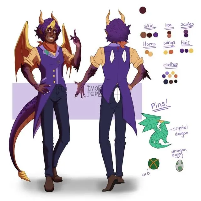 strawbdemon의 Human Spyro!