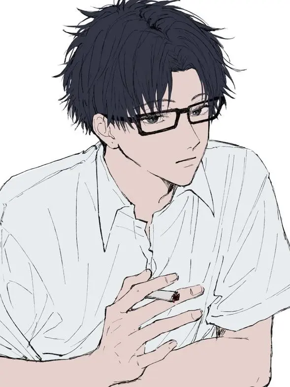 Omu._.chan의 メガネくんの顔の下がイケメンでした。