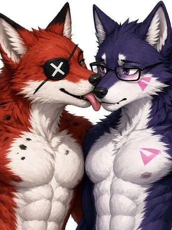 UglyShare6704의 Silly wolf husband and cute wolf husband
