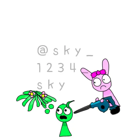 sky_1234_sky의 비네리아의 가발을 날려버린 핑키