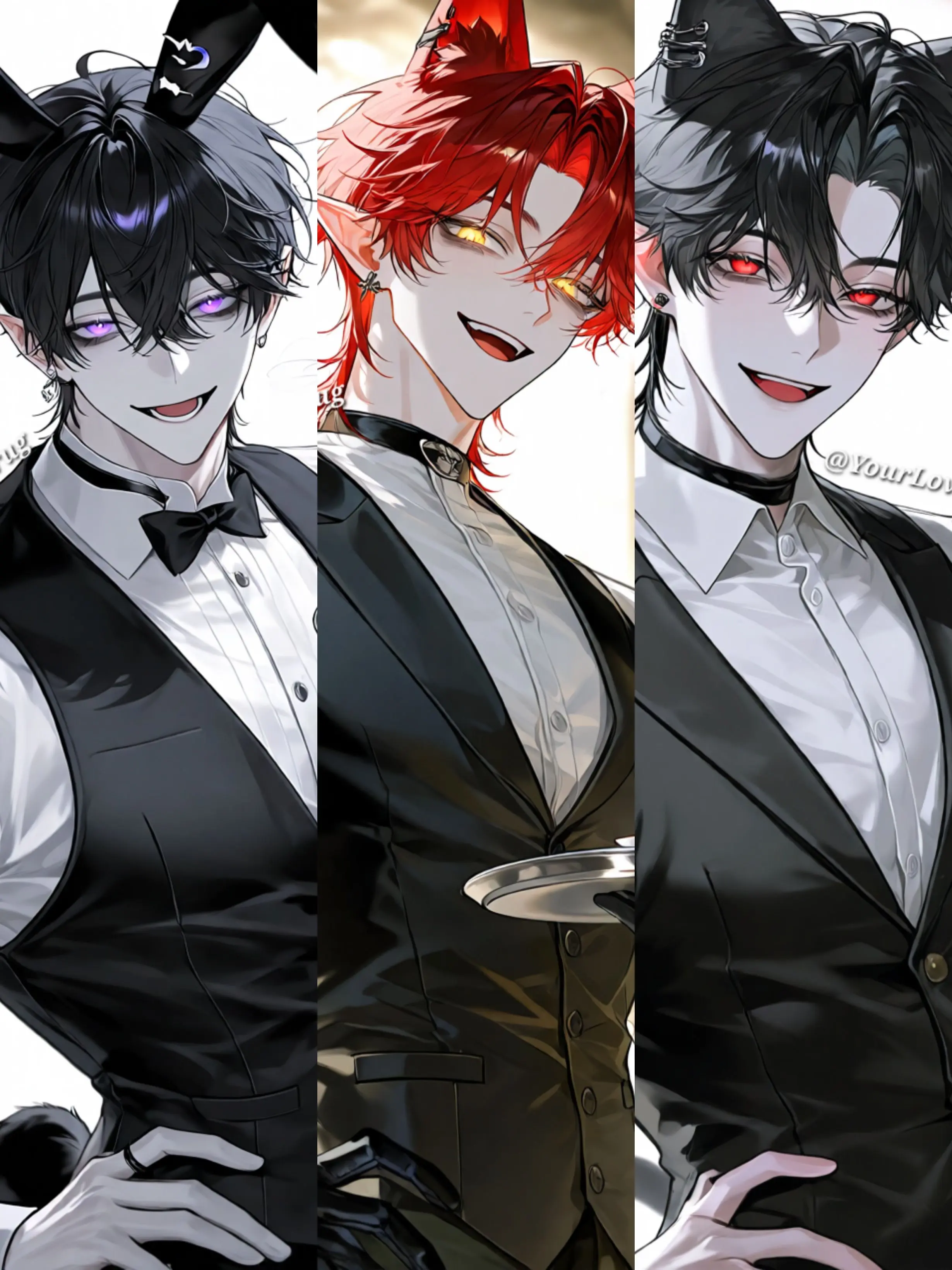 YourLoveIsMyDrug의 벨리안, 아렌, 레반