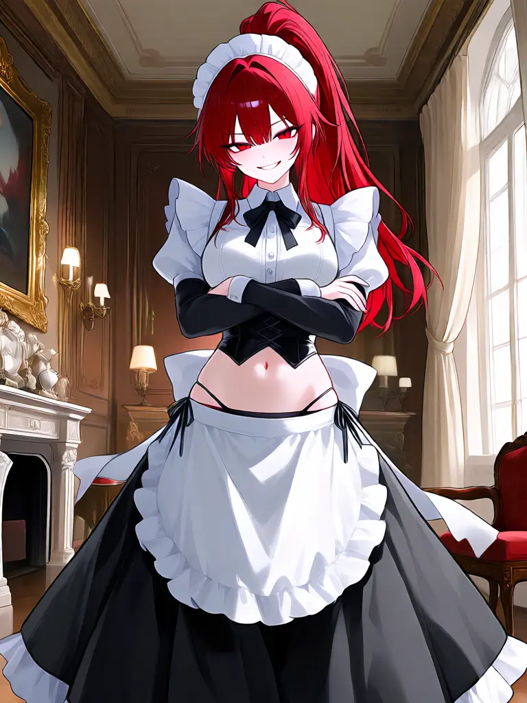ScaredDish6646의 茜色の生意気メイド