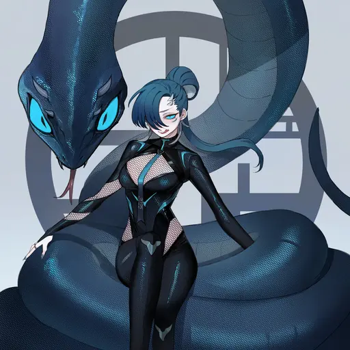 188.8의 푸른 뱀 마린