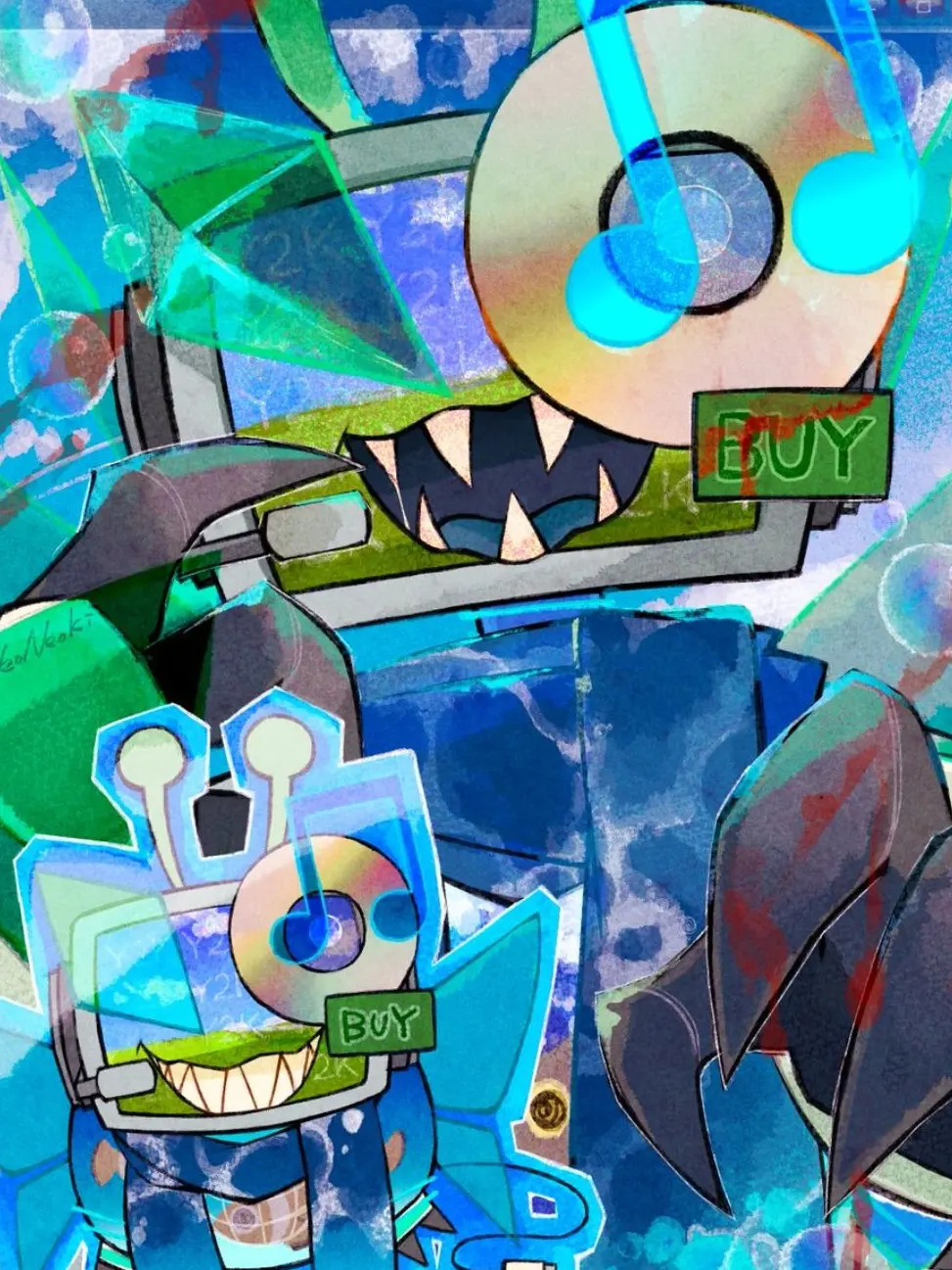 GiddyHip7302의 쿠키웨어와 에어로워