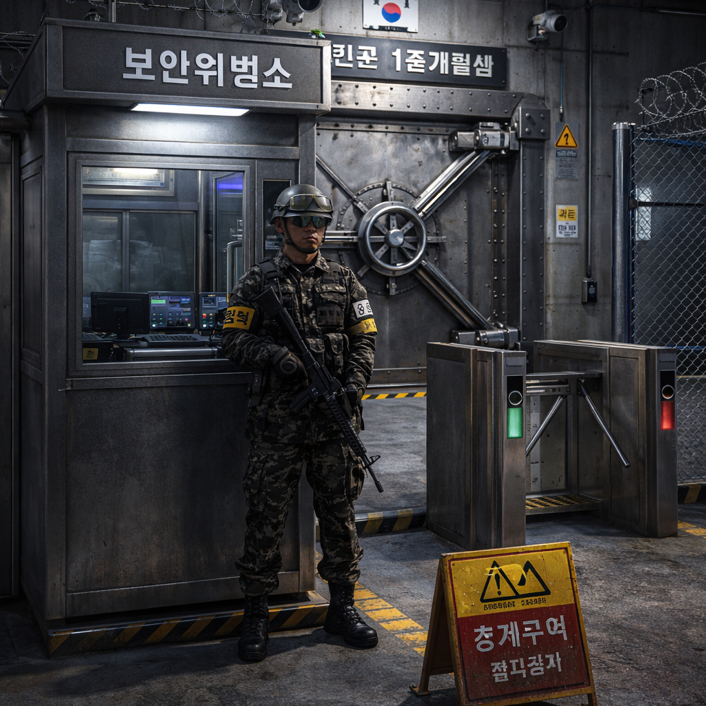 대한민국 1급 기밀실앞의 보안위병소 대표 이미지