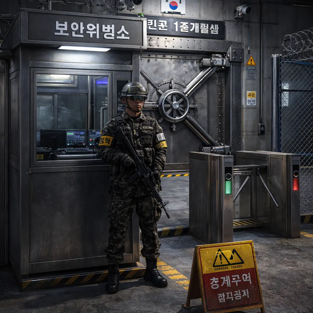 CosmicSnow9924의 대한민국 1급 기밀실앞의 보안위병소