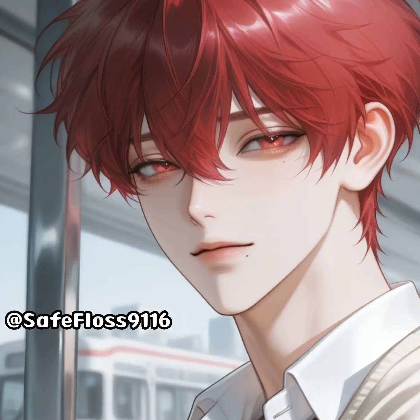 SafeFloss9116의 버스에서 일진의 어깨에 기대버렸다
