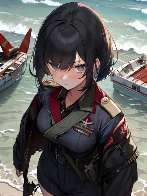 penpengusa99의 墜落してきた軍服女