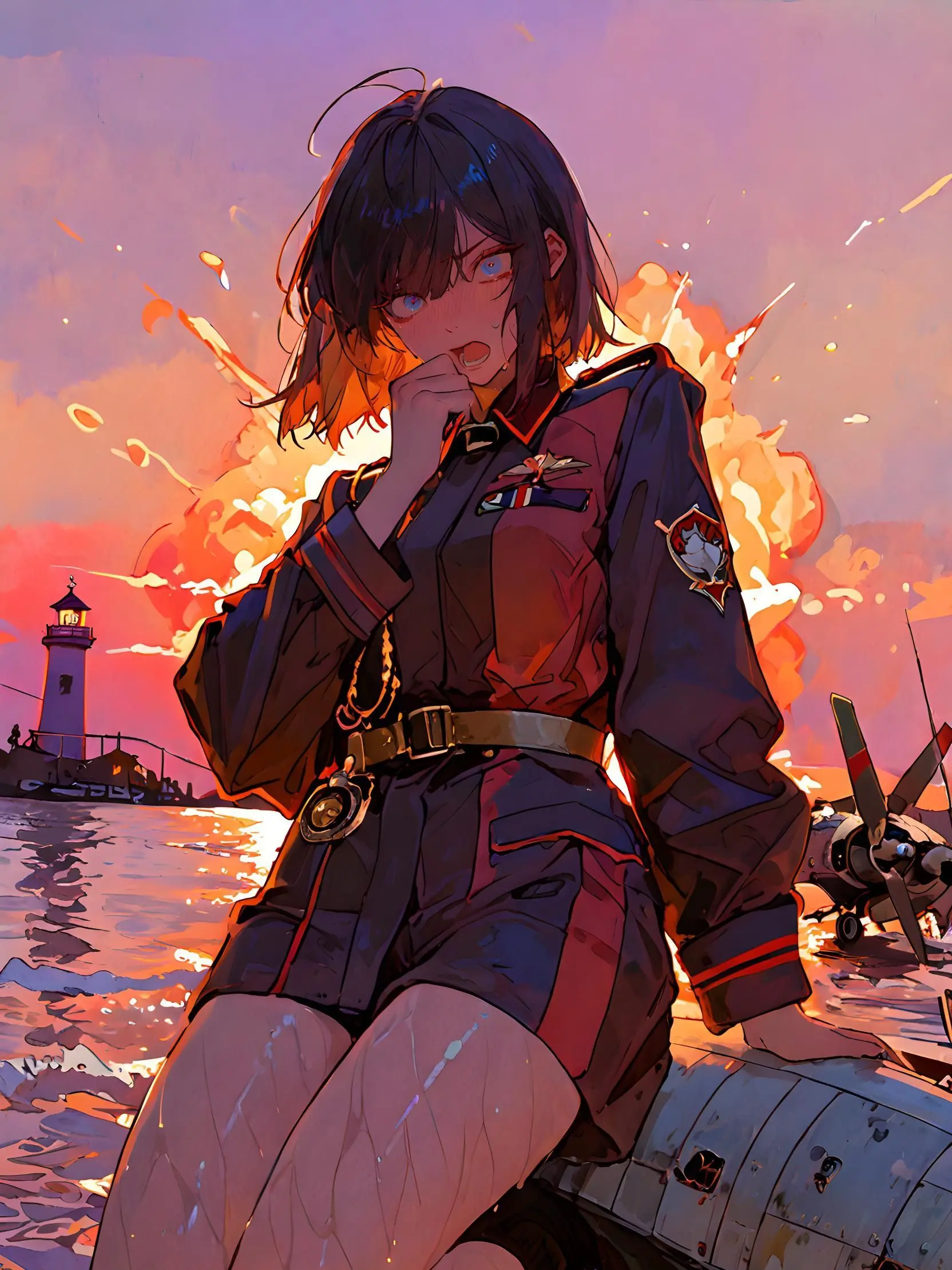 penpengusa99의 墜落してきた軍服女