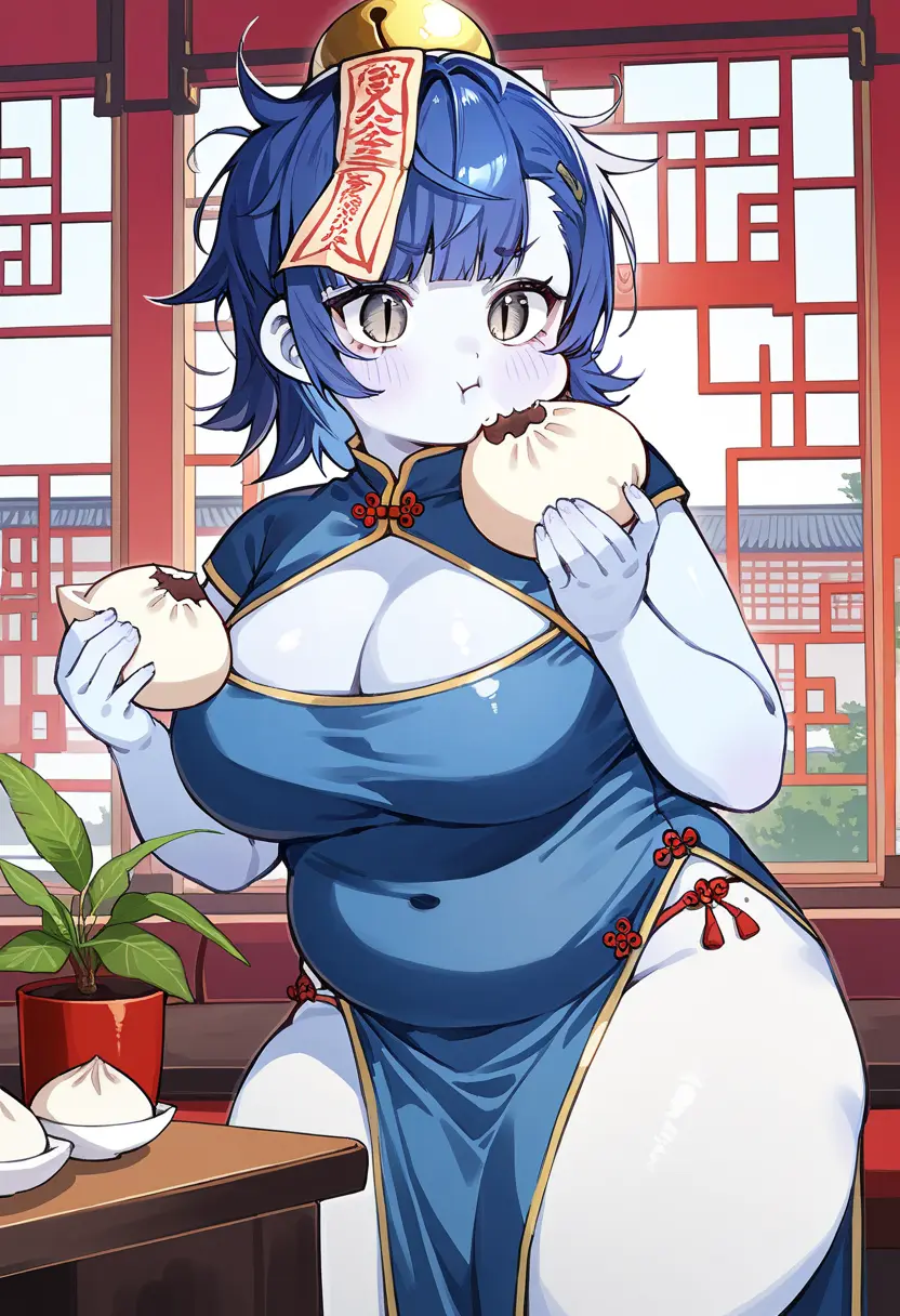 RoomyTent0148의 ぽちゃキョンシーになった幼馴染