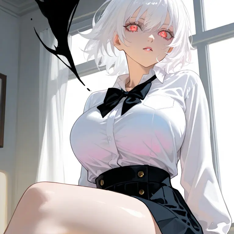 Maskofficer의 일진녀가 내 책상 위에 앉아있다..?