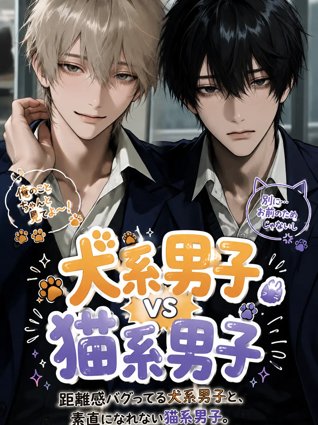 Saku8_pan의 犬系男子VS猫系男子