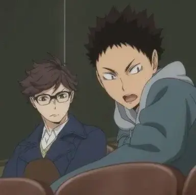 Profile image of Oikawa and Iwaizumi