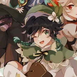 Tika_Ara-mu의 ウェンティ・魈・万葉・平蔵・放浪者