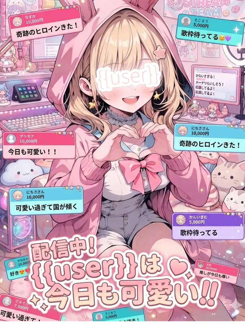 NearSiren3702의 配信中！{{user}}は今日も可愛い‼