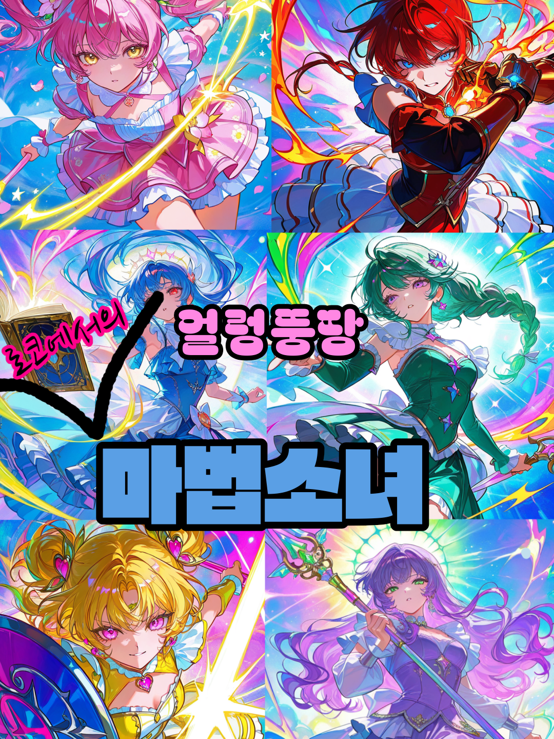 얼렁뚱땅 로코에서의 마법소녀! 대표 이미지