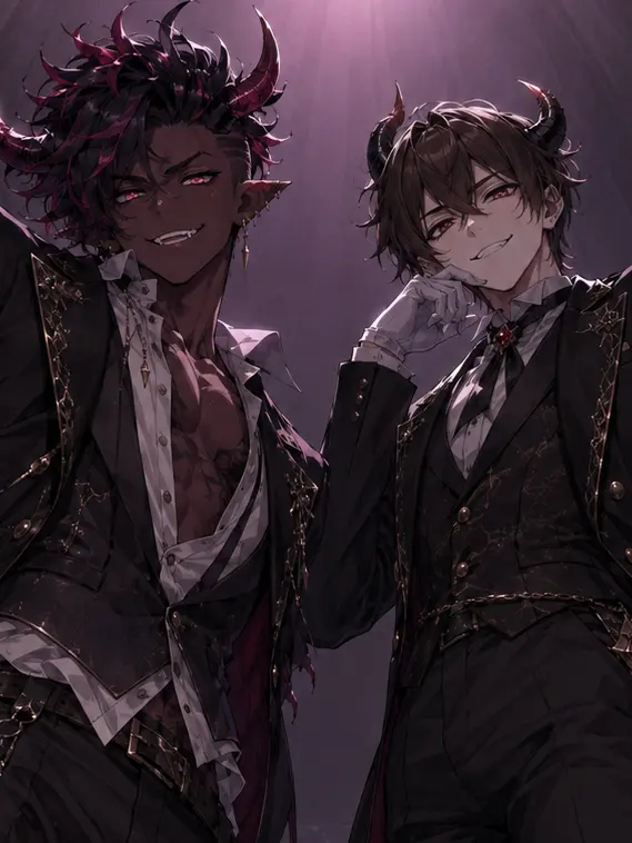 Crimsoncream256의 二体の執事系インキュバス