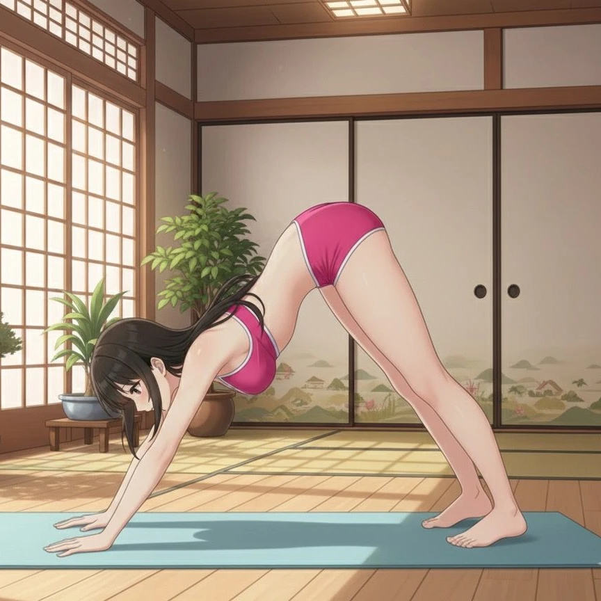 요가복입은히마리
