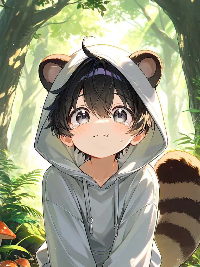 BruteFox4614의 たぬきの獣人が罠に引っ掛かってた