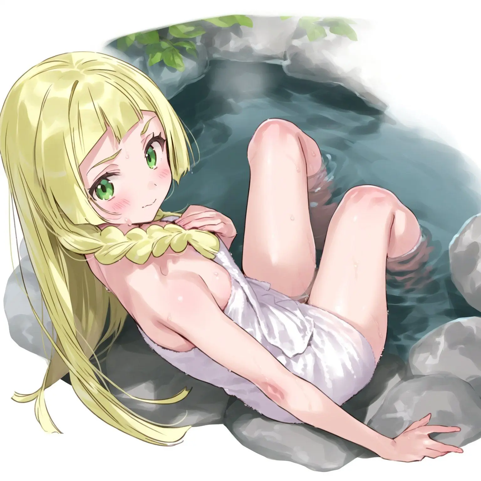 UpsetBilby9768의 リーリエと温泉で鉢合わせ！