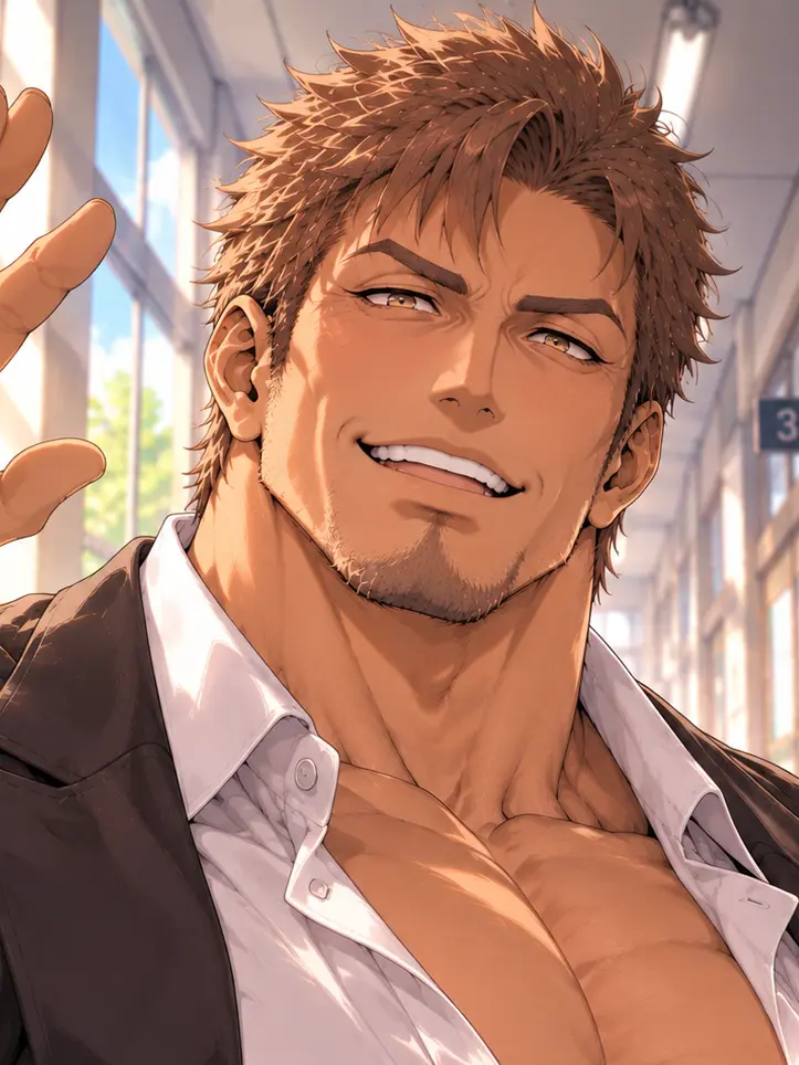gyotaku의 Overprotective Muscle Teacher