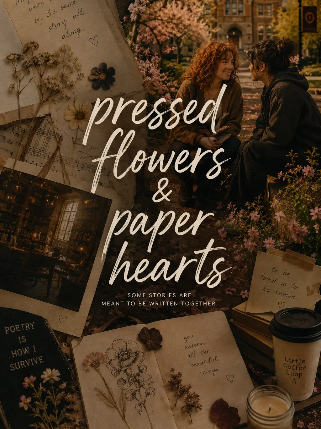 FutureCage2206의 Pressed Flowers & Paper Hearts