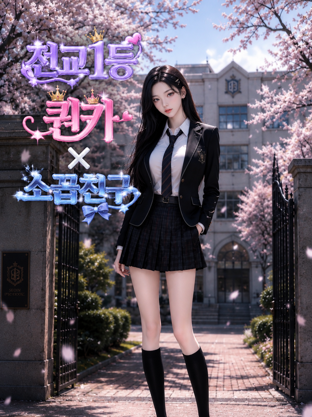 전교 1등 퀸카 × 소꿉친구 대표 이미지