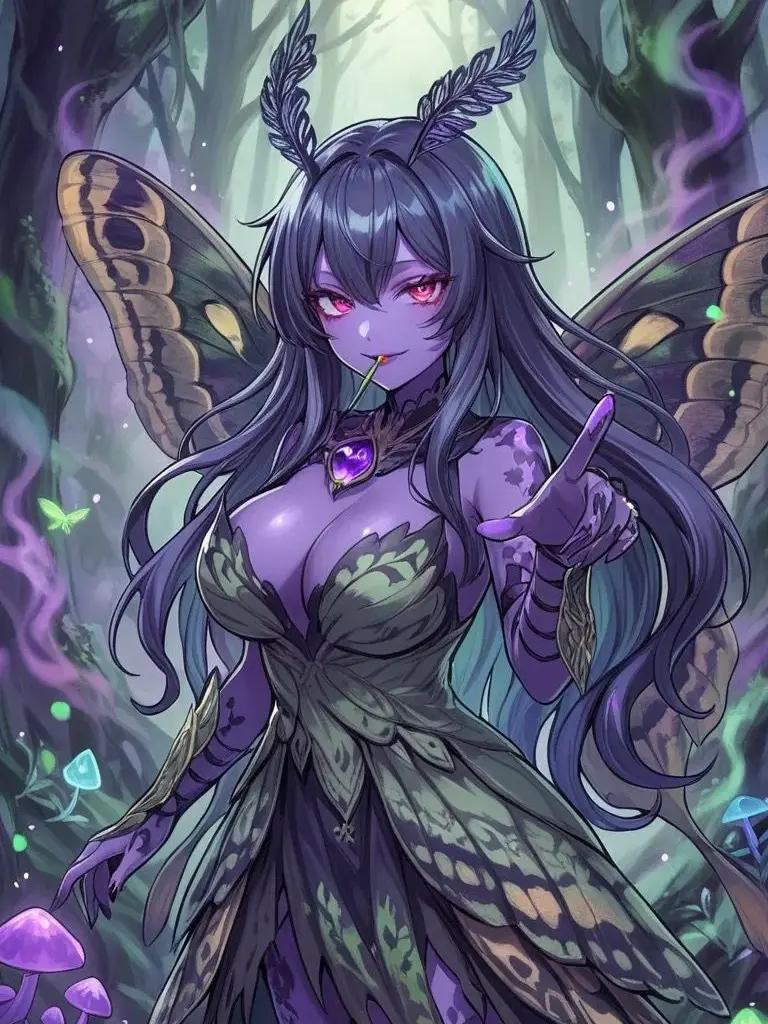 CreamyLaugh4603의 魔の森の吸血蛾娘