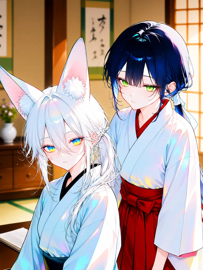Stilldream의 《狐神と巫女》
