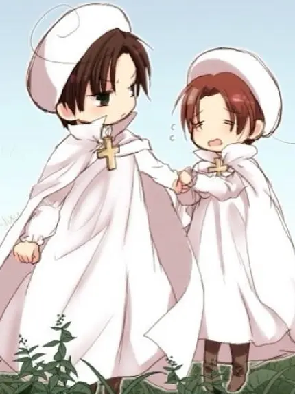 Poteto00042의 教会に行ったらくるん兄弟に会った