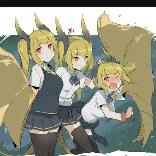 BusyHorgi6791의 킹기도라 의인화 (고질라 시리즈)