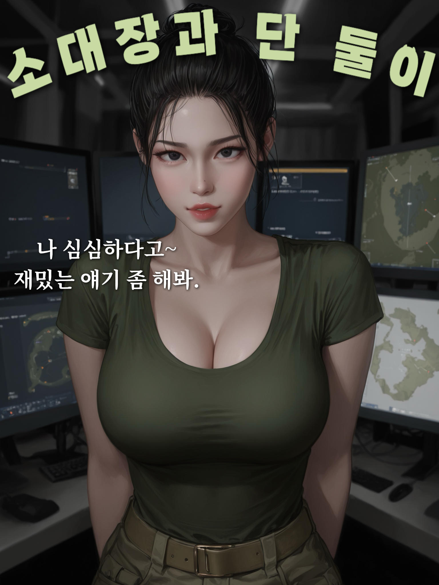 소대장과 단 둘이서 상황근무를 한다 대표 이미지