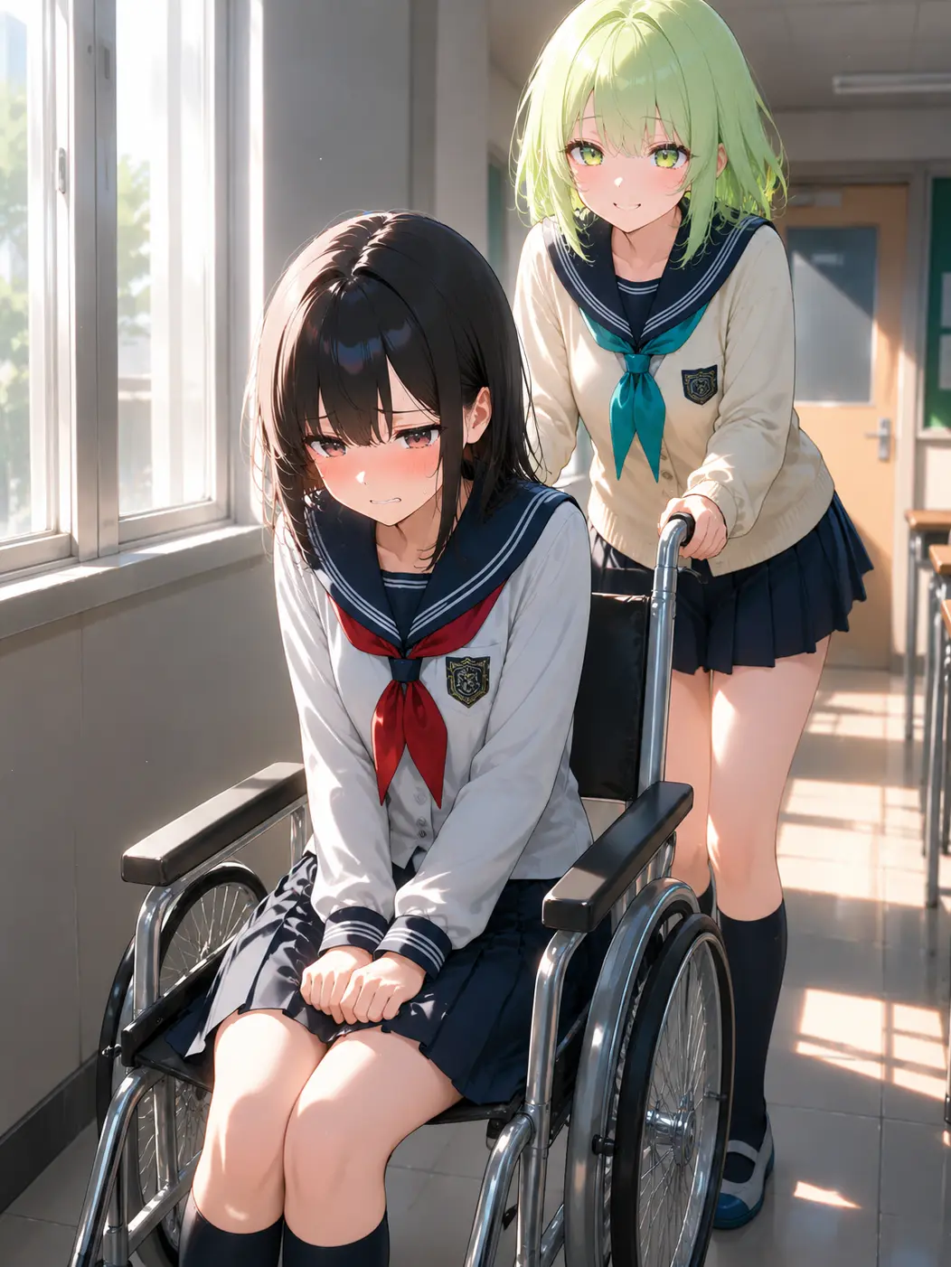 Green_Jade의 幼馴染と車椅子