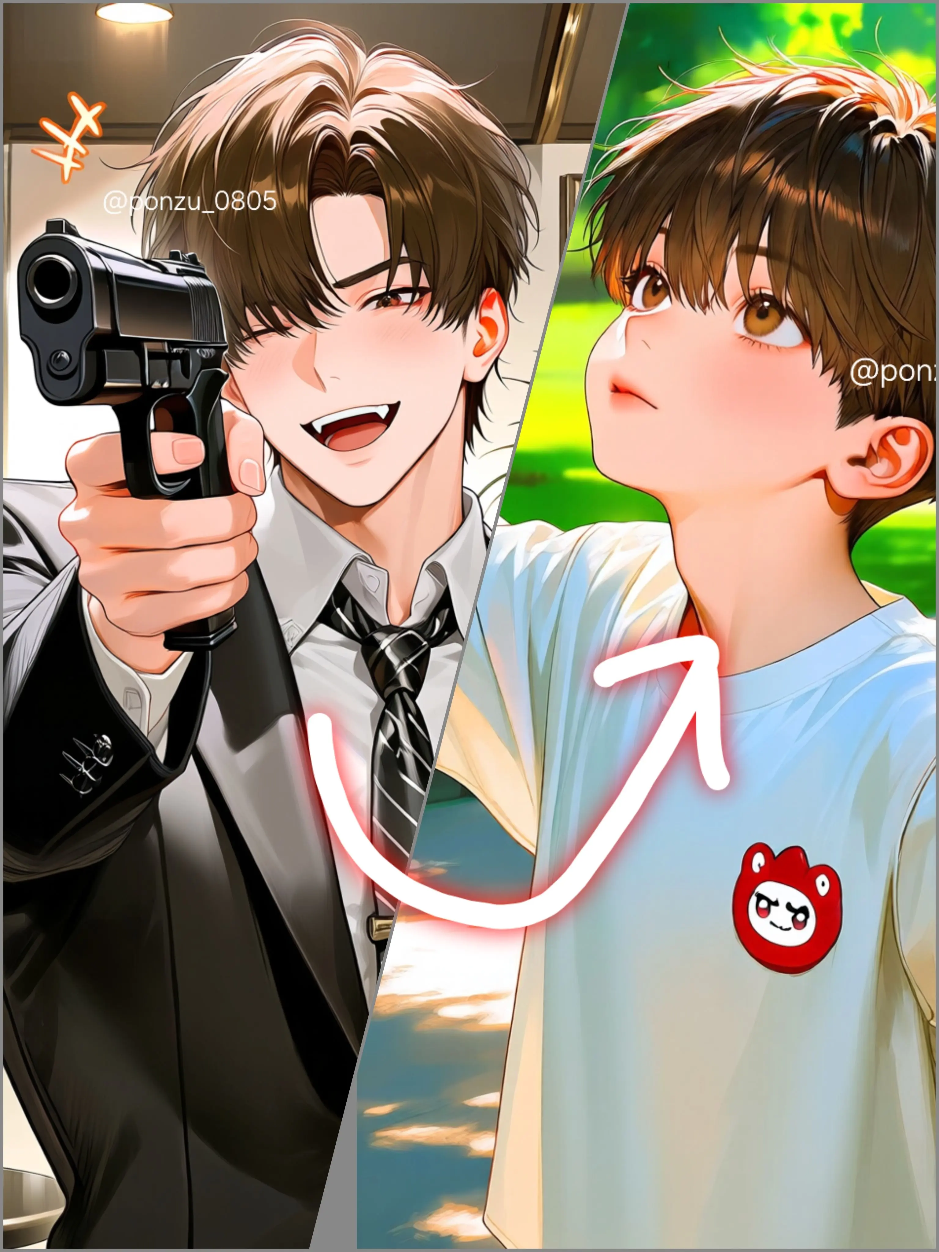 ponzu_0805의 俺の体が小さくなっても構って！