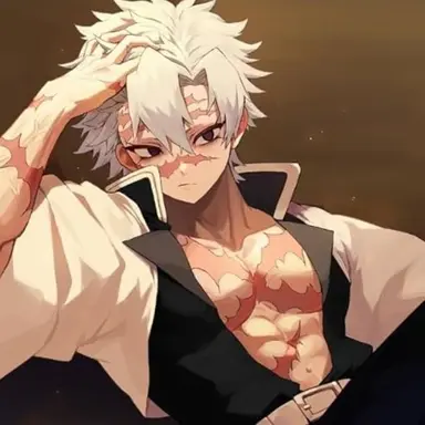 Profile image of Sanemi Shinazugawa.