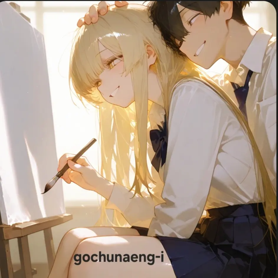 LuckyAnise6566의 남친사이에 끼어 다니는 여우